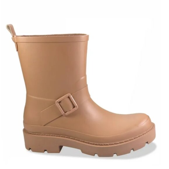 Time and Tru Women's Short Buckle Rain Pull on Boots Size 8M - Picture 5 of 5